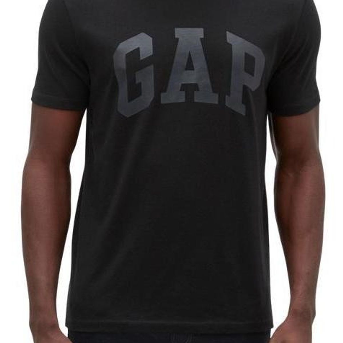 GAP - Polera Hombre Logo Básica Negro GAP