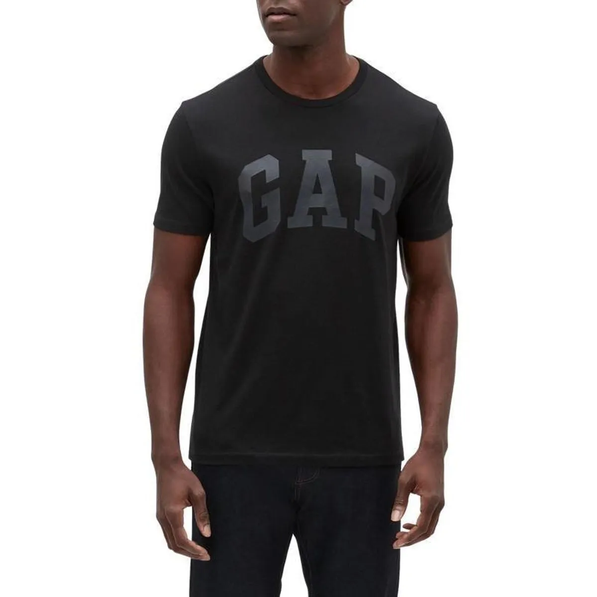 GAP - Polera Hombre Logo Básica Negro GAP