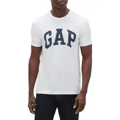 GAP - Polera Hombre Logo Básica Blanco