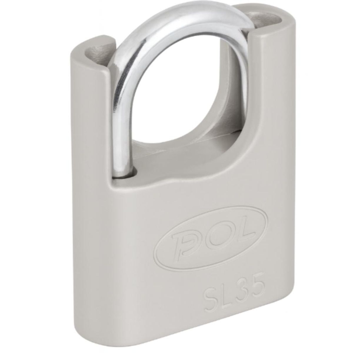 POLI - Candado Alta Seguridad Poli EXTERIOR con hombros 50mm LineaX