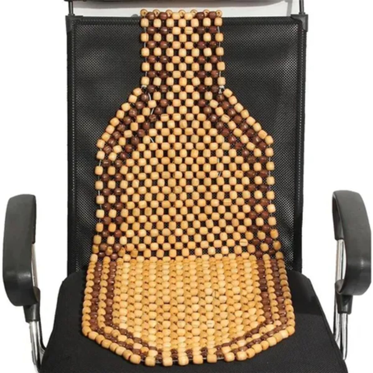 GENERICO - Funda Cubreasiento Auto con Respaldo y Bolas de Bambú