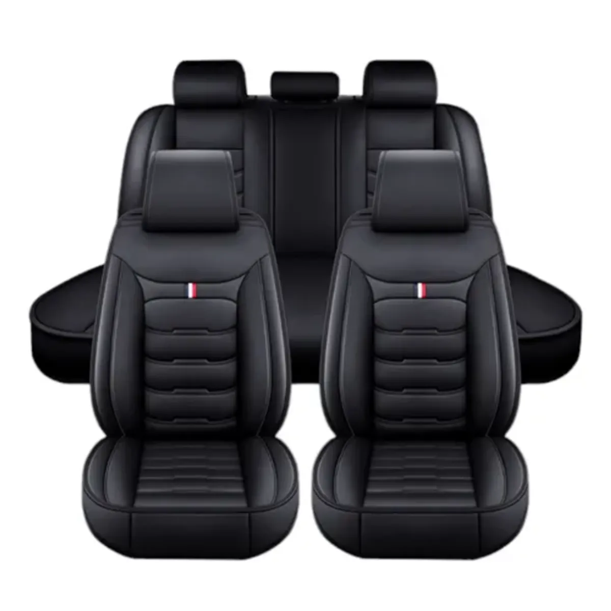 GENERICO - Kit Funda Cubre Asiento Auto Premium Luxury con 4 Almohadillas