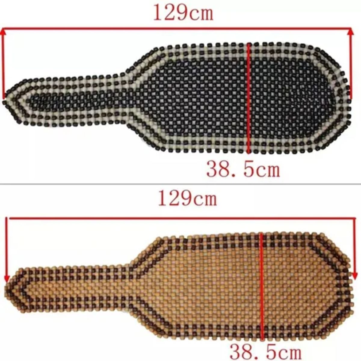 GENERICO - Respaldo Asiento con Bolas de Madera Bambú para Silla
