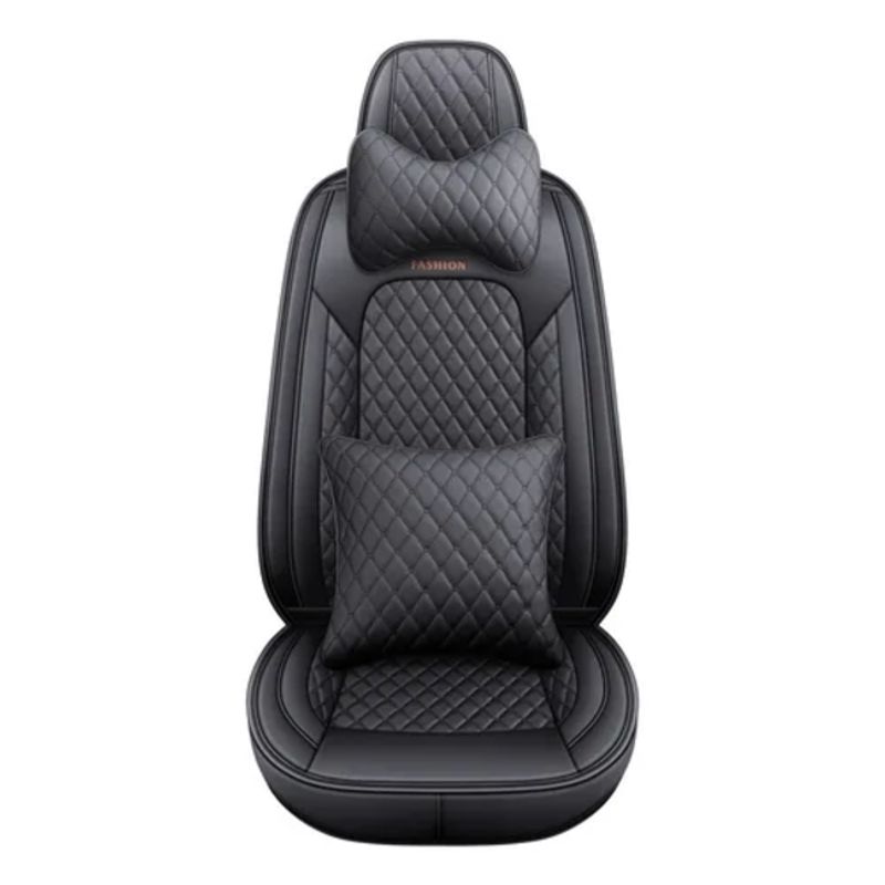 GENERICO - Kit Funda Cubre Asiento Cuero Auto Premium Luxury