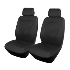 GENERICO - Funda Cubre Asiento Auto 9 Piezas Panal Eco Cuero Universal