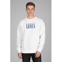 Polerón Hombre Relaxd Graphic Crew Blanco