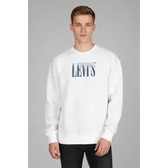 LEVIS - Polerón Hombre Relaxd Graphic Crew Blanco
