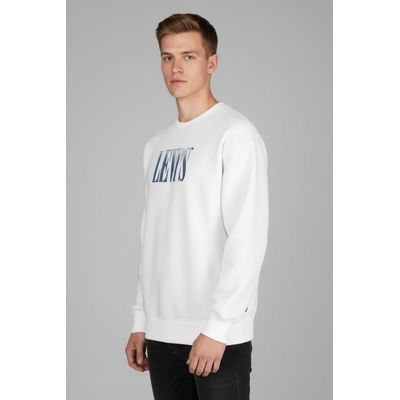 Imagen 2 del producto Polerón Hombre Relaxd Graphic Crew Blanco