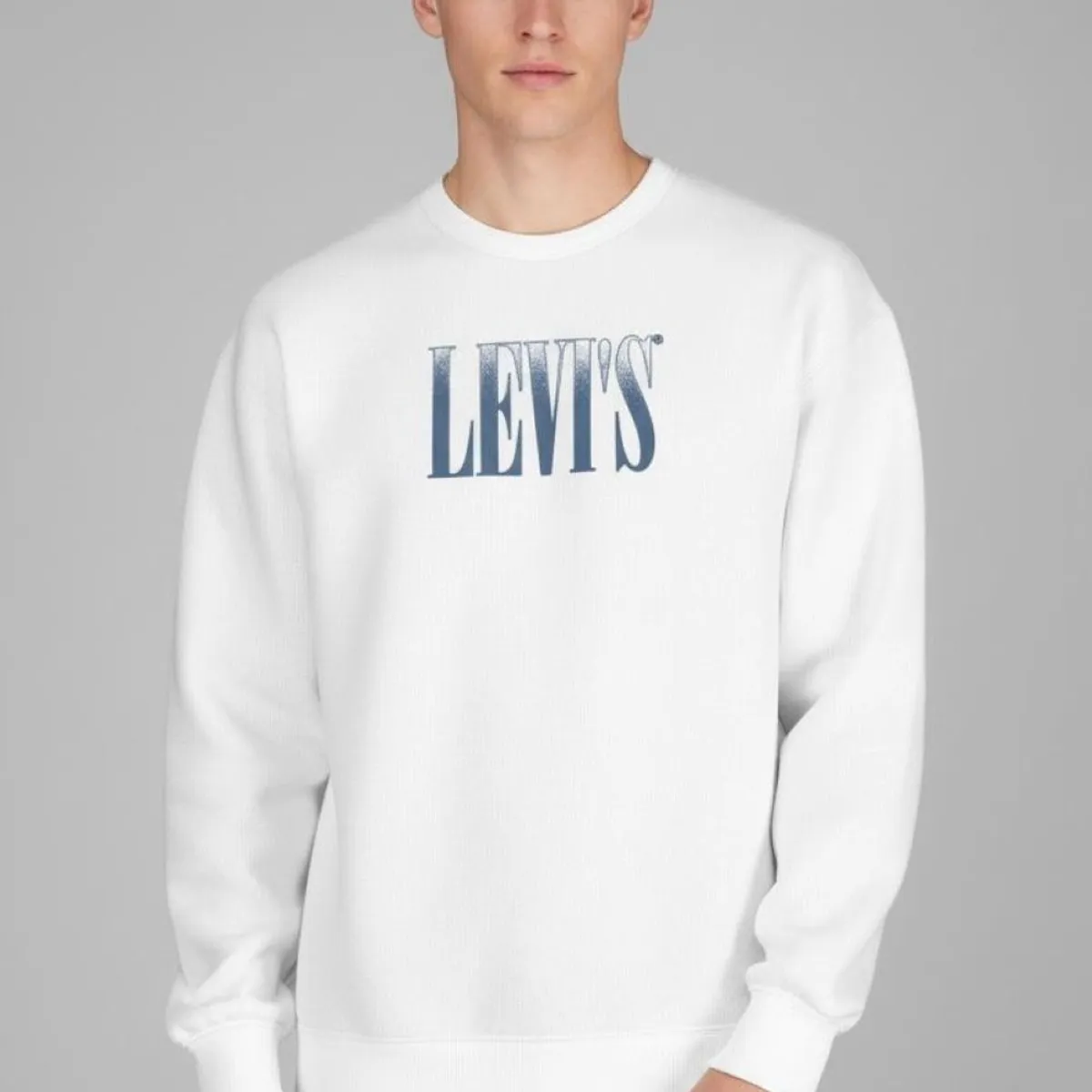 LEVIS - Polerón Hombre Relaxd Graphic Crew Blanco Levis