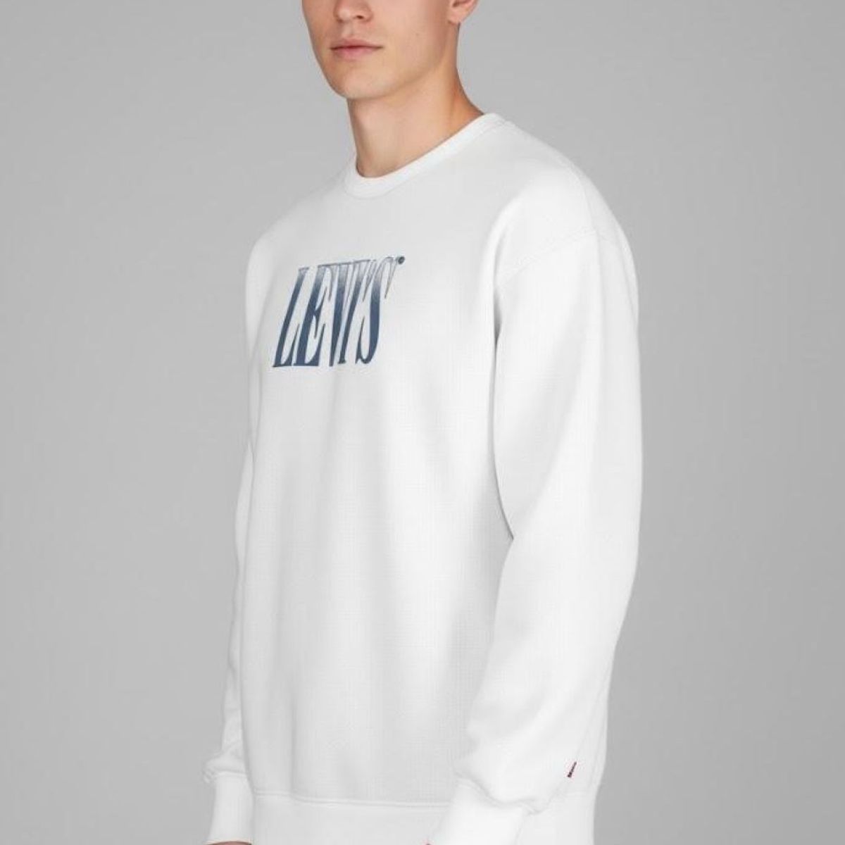 LEVIS - Polerón Hombre Relaxd Graphic Crew Blanco Levis