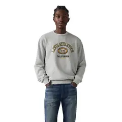 LEVIS - Polerón Hombre Standard Graphic Gris