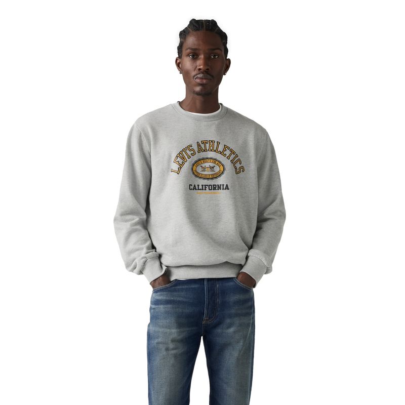 LEVIS - Polerón Hombre Standard Graphic Gris Levis