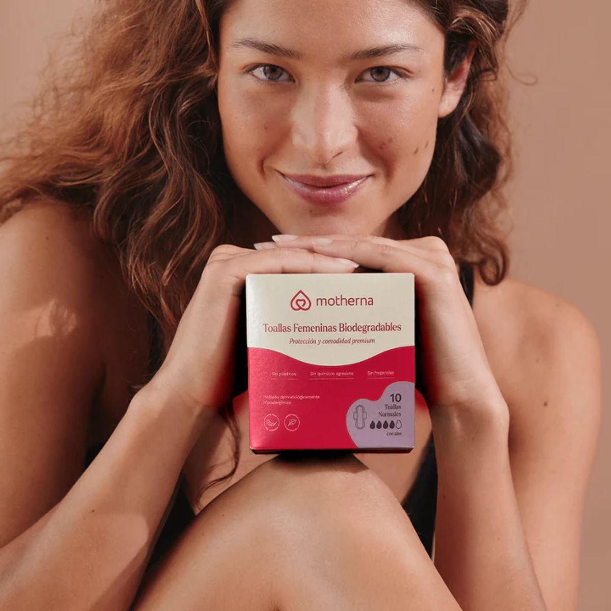 MOTHERNA - Pack Triple Toallas Femeninas Normal Biodegradables Motherna 30 uns