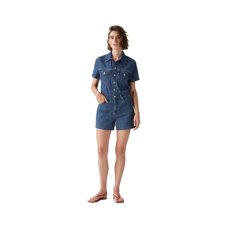 LEVIS - Enterito Mujer Romper Azul Levis