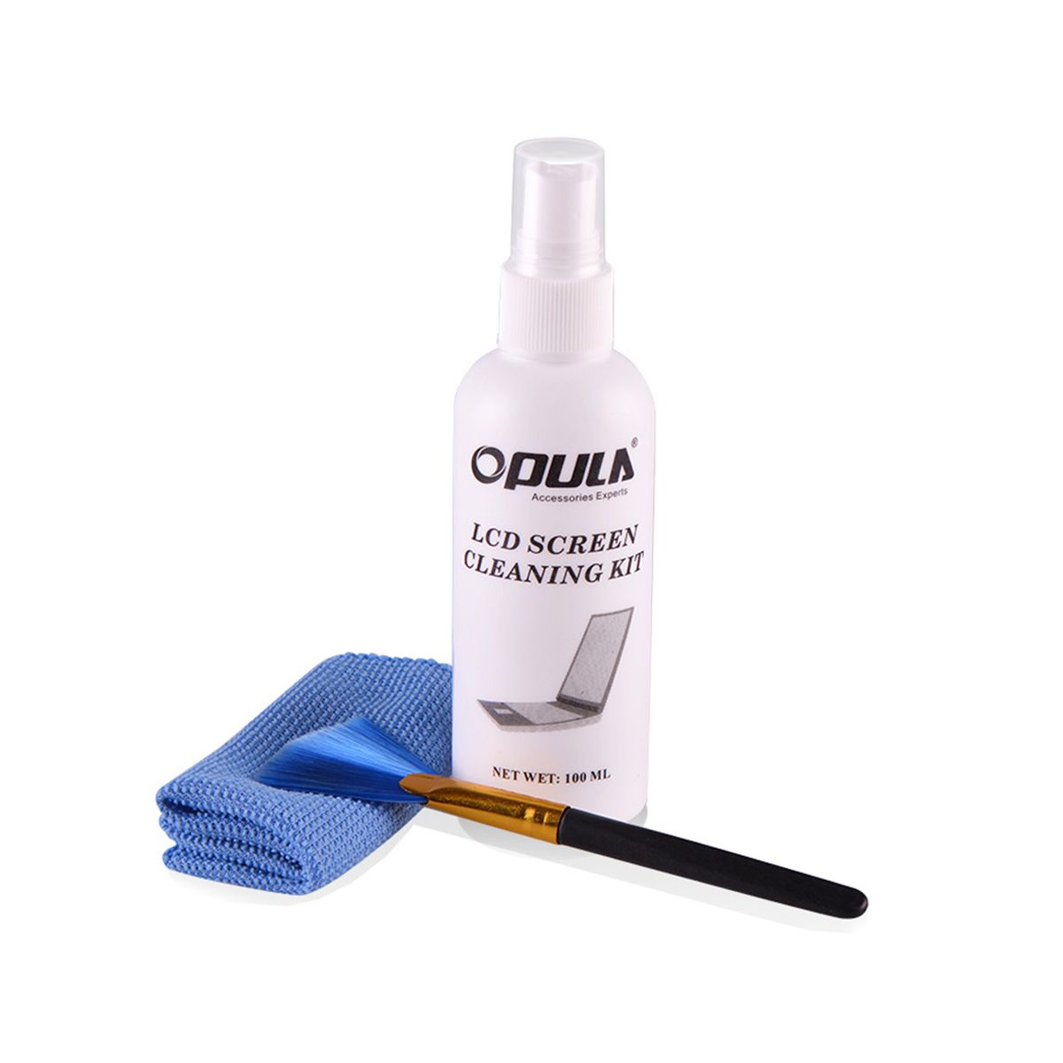 GENERICO - KIT DE LIMPIEZA PARA PANTALLAS LCD LED NOTEBOOK Y TABLET 100ML