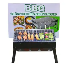 GENERICO - Parrilla De Carbón Portátil Plegable Barbecue Camping