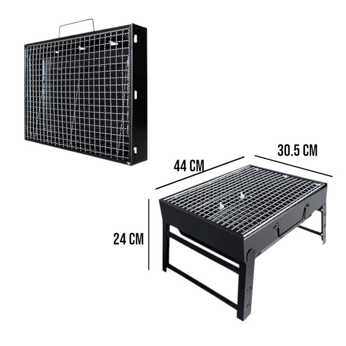 GENERICO - Parrilla De Carbón Portátil  Plegable Barbecue Camping