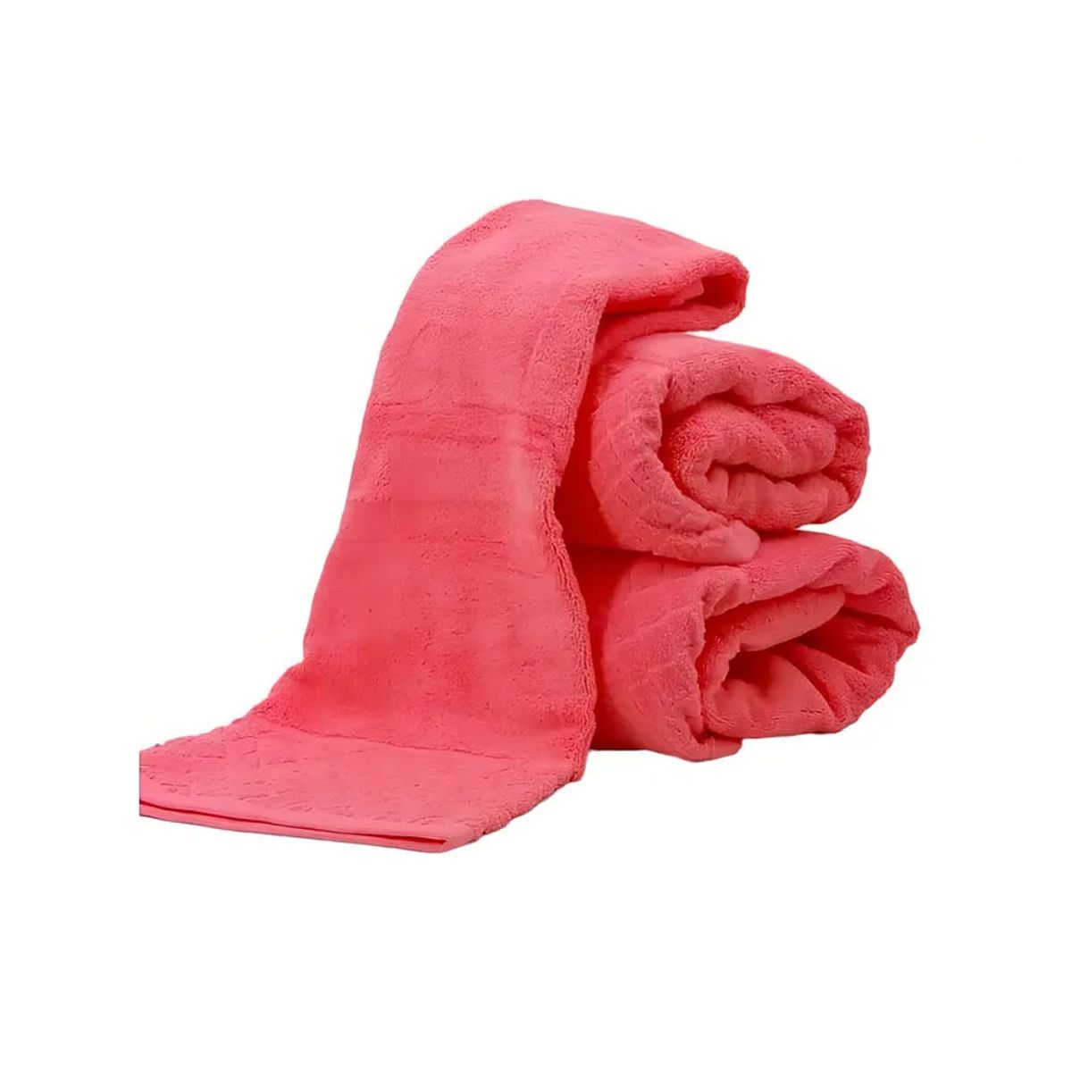 GENERICO - Toalla de Cuerpo 70x130 cm 100% Algodón Color Rosa Liso