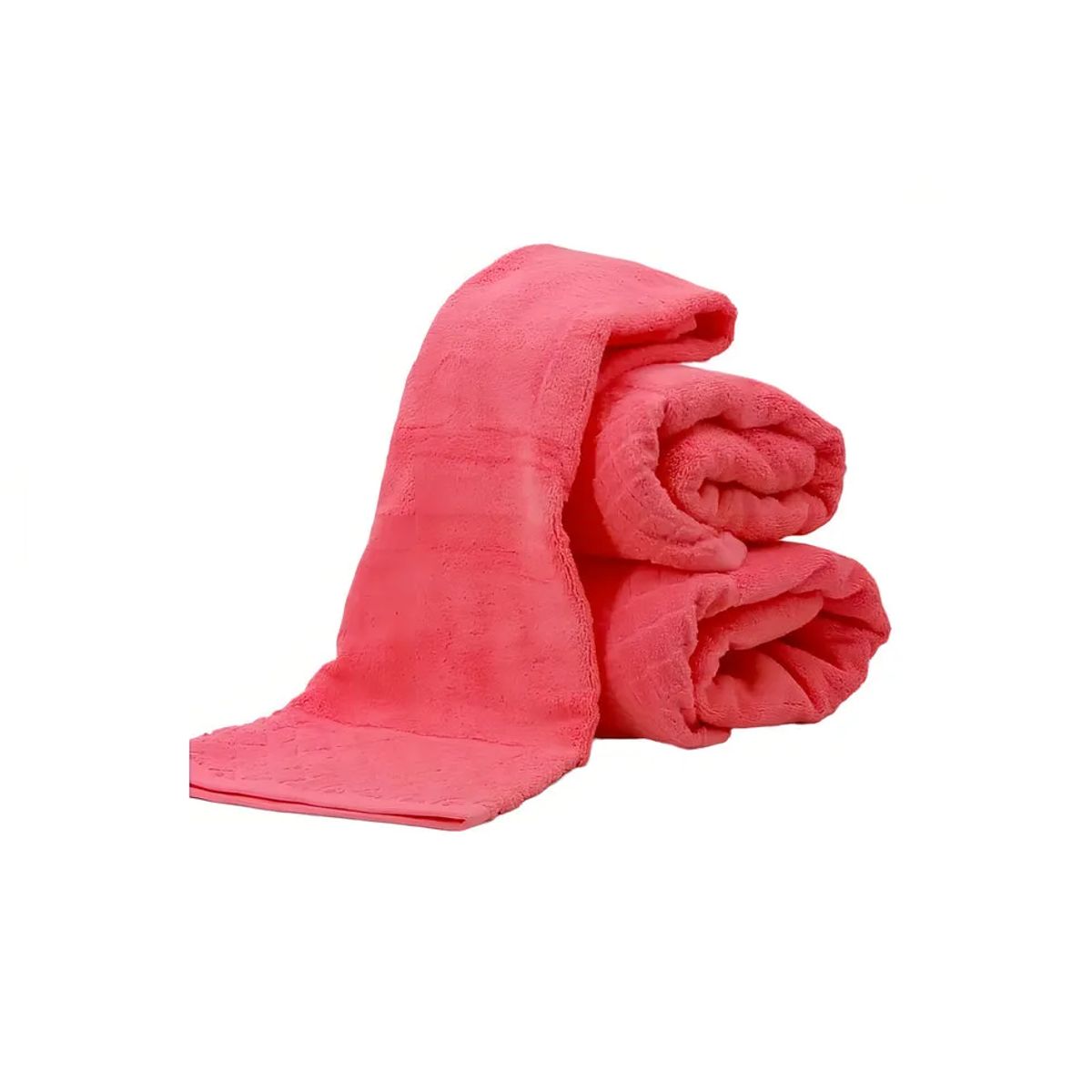 GENERICO - Toalla de Cuerpo 70x130 cm 100% Algodón Color Rosa Liso