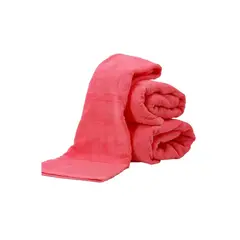 GENERICO - Toalla de Cuerpo 70x130 cm 100% Algodón Color Rosa Liso