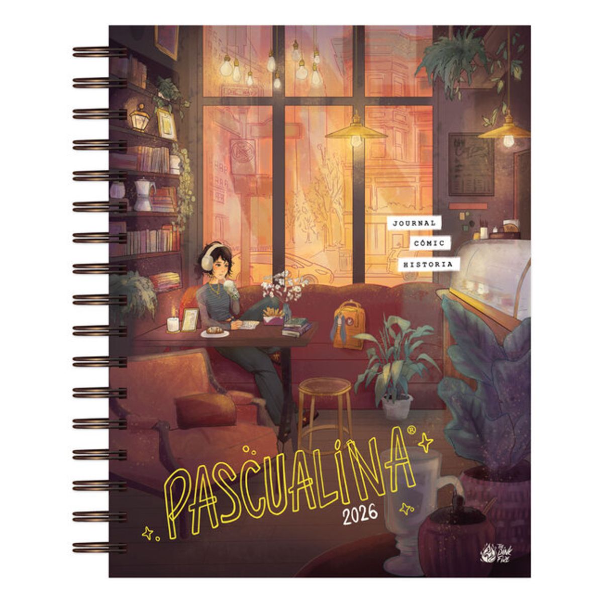 THE PINKFIRE - Agenda 2026 - Pascualina - Cinnamon Cover - Anillada