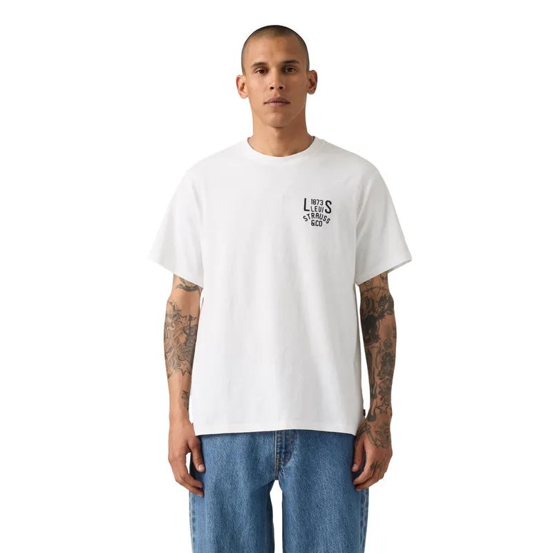 LEVIS - Polera Hombre Ss Relaxed Fit Tee Blanco Levis
