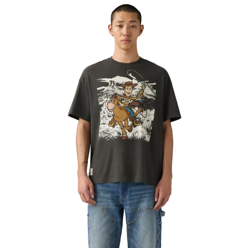 LEVIS - Polera Hombre Toy Story Negro Levis