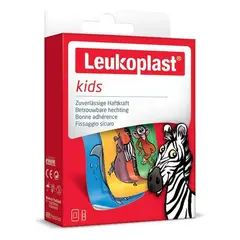 GENERICO - Parche Curita Leukoplast Kids 12 Unidades Animales