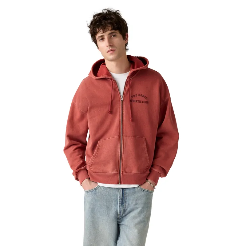 LEVIS - Polerón Hombre Two Horse Cropped Rojo Levis