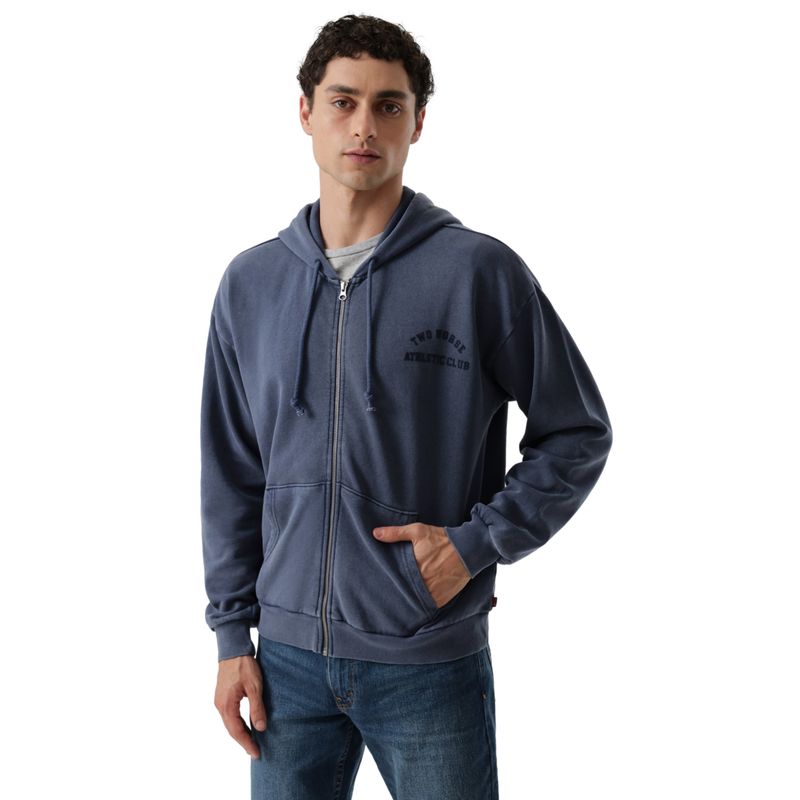 LEVIS - Polerón Hombre Two Horse Cropped Azul Levis