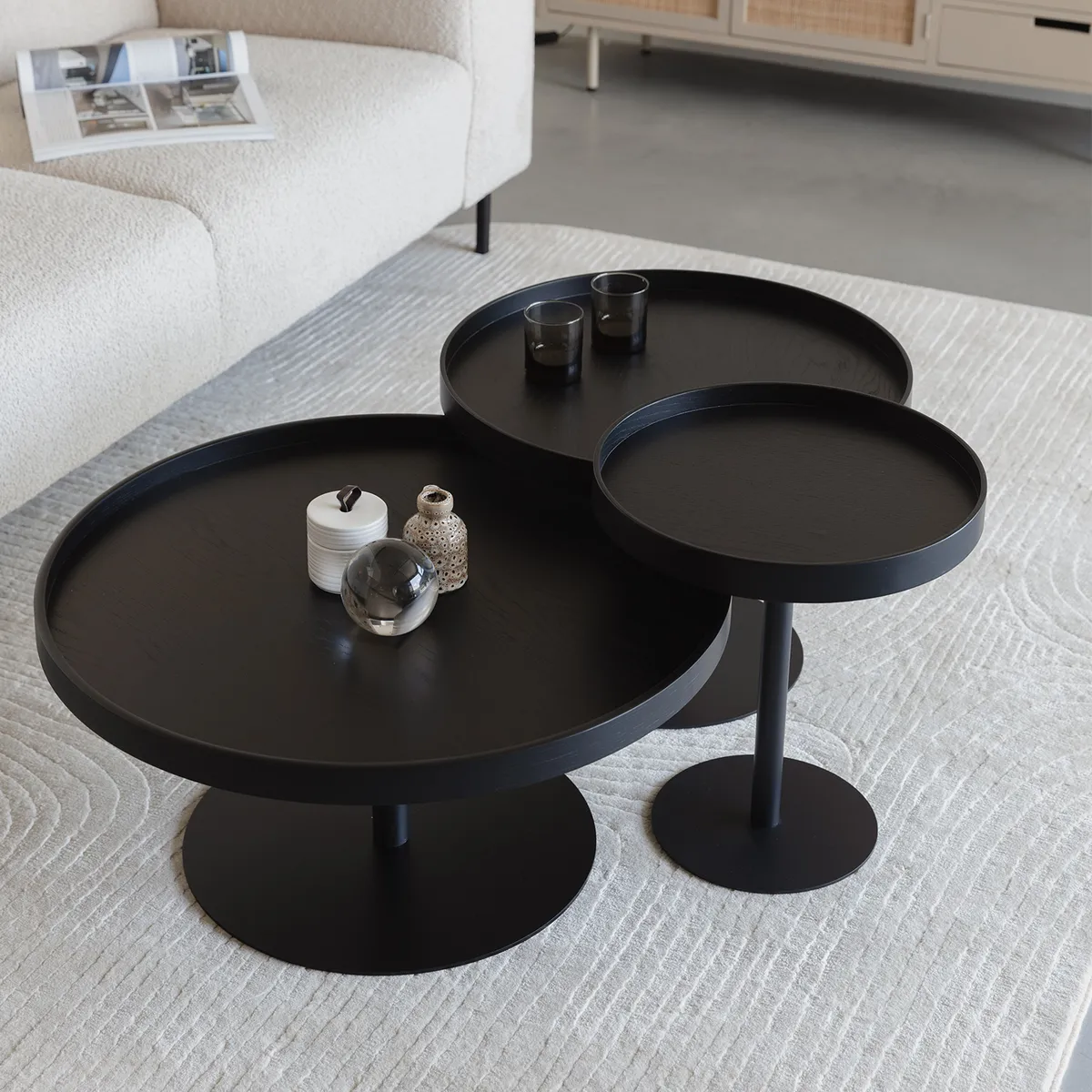 AMERITEX - Mesa Lateral Yuri Black M