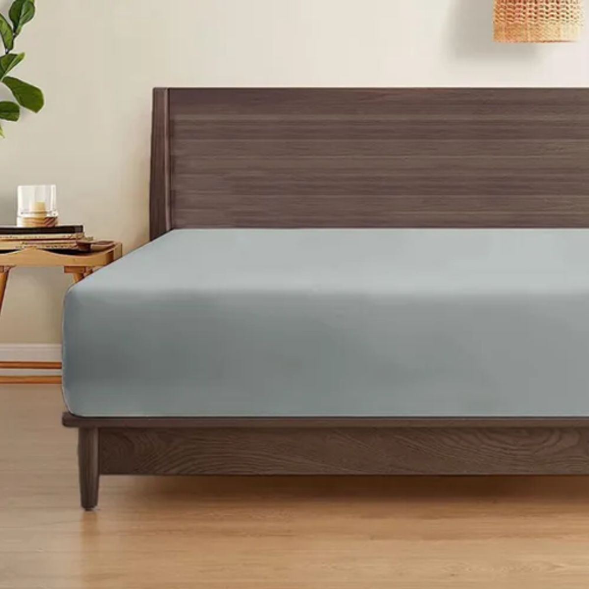 GENERICO - Sabana bajera ajustable 1800 hotel 2 plazas 3angeli color gris
