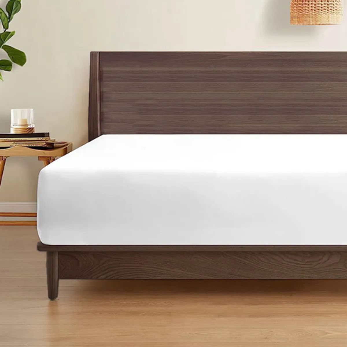 GENERICO - Sabana bajera ajustable 1800 15 plaza 3angeli color blanco