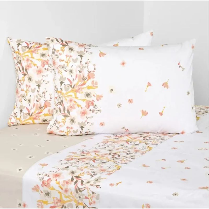 GENERICO - Sabanas cannon king 144 hilos diseño maya