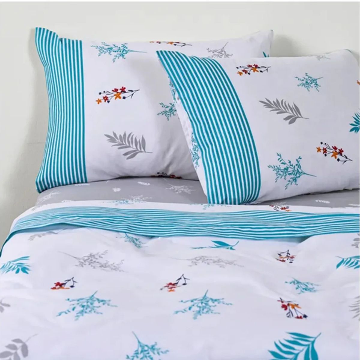 GENERICO - Sabanas super king af cannon 144 hilos diseño almond