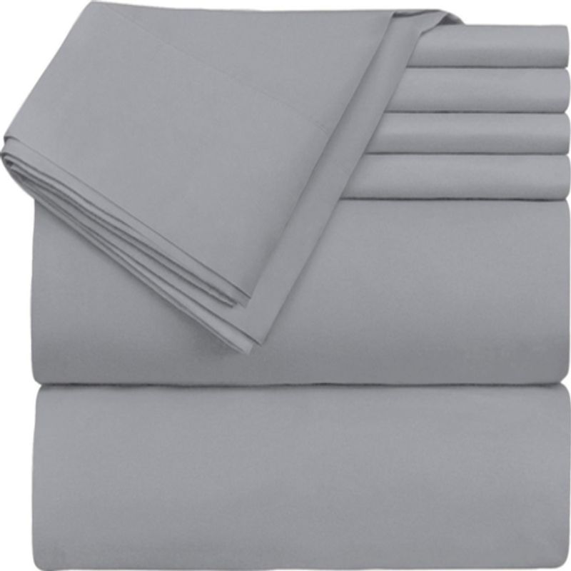GENERICO - Juego sabanas king 4 pzas 200 hilos varios colores