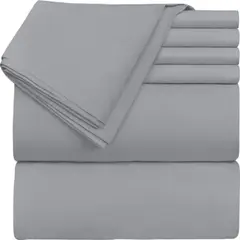 GENERICO - Juego sabanas king 4 pzas 200 hilos varios colores