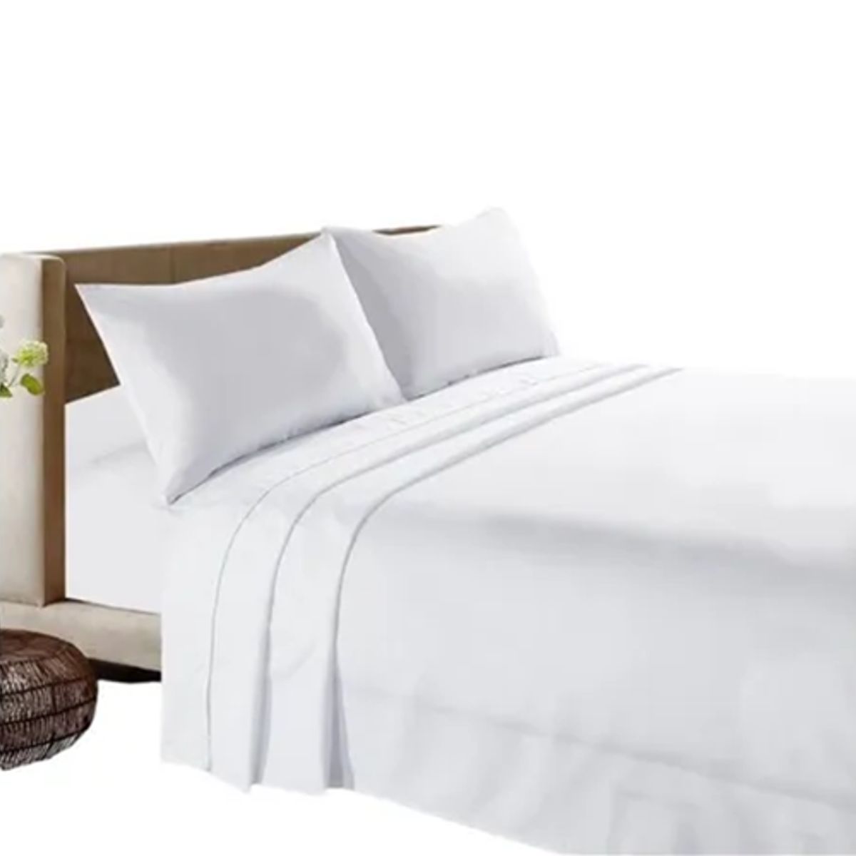 GENERICO - Juego sabana 200 hilos 15 plaza + funda almohada