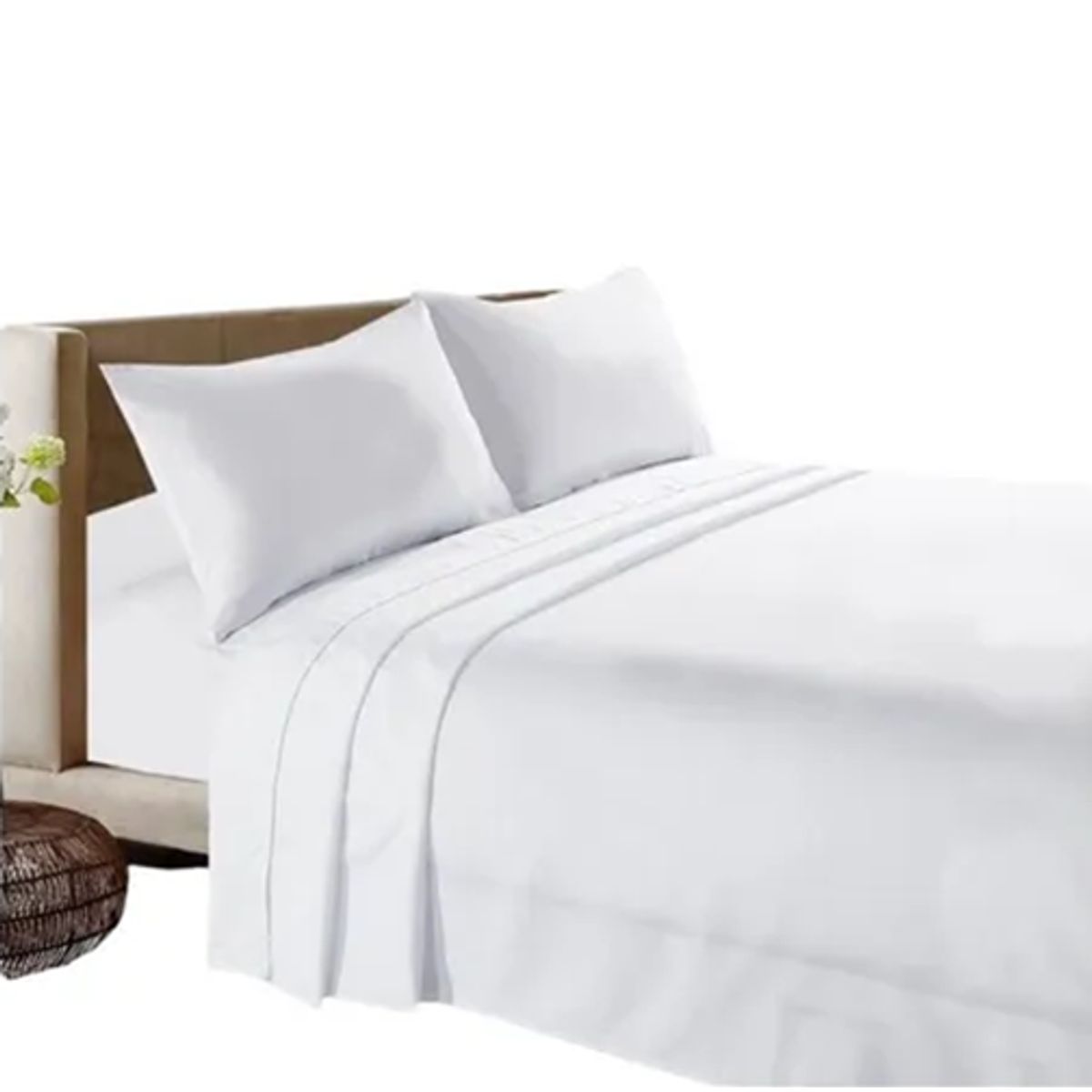 GENERICO - Juego sabana 200 hilos 15 plaza + funda almohada