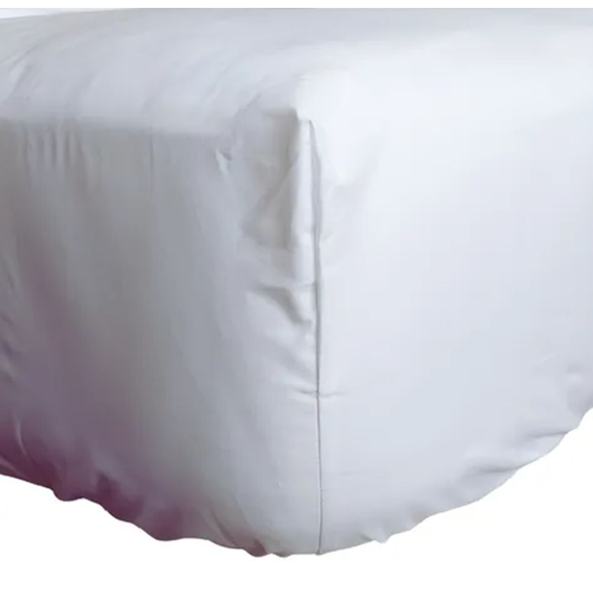 GENERICO - Sabana bajera elasticada 2 plazas blanco 200 hilos