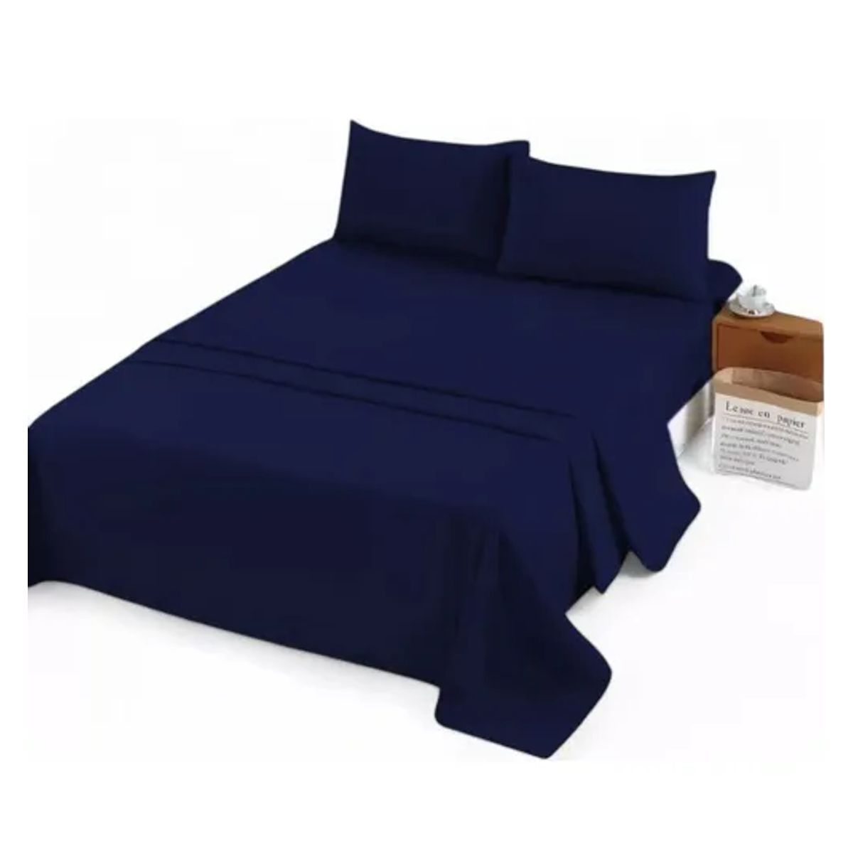 GENERICO - Juego sabana 2 plazas 4 piezas 180 hilos