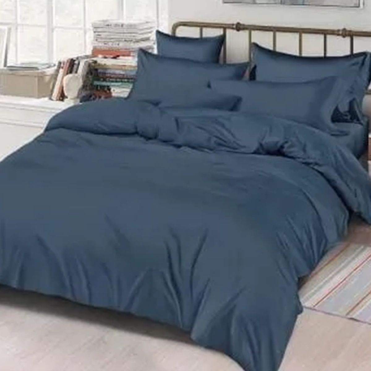 GENERICO - Sabanas verano unicolor algodon poliéster 2 plazas