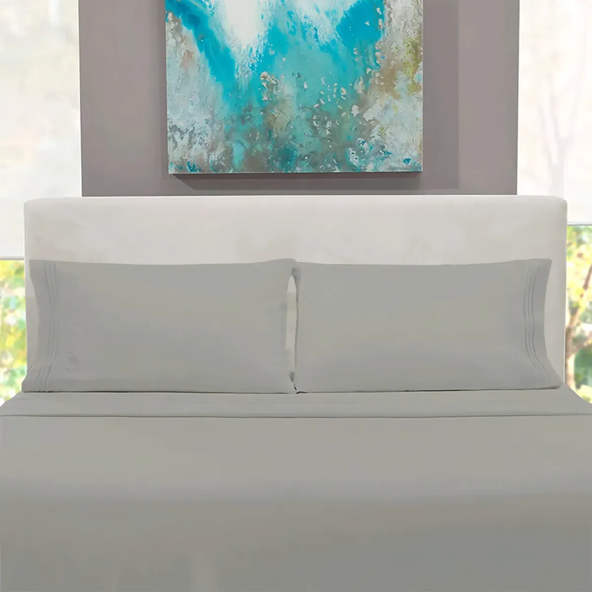 GENERICO - Sabanas 1800 king 6 piezas 3Angeli