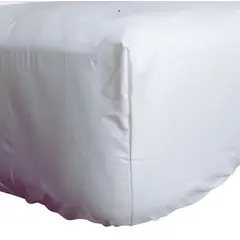 GENERICO - Sabana bajera elasticada 2 plazas blanco 200 hilos