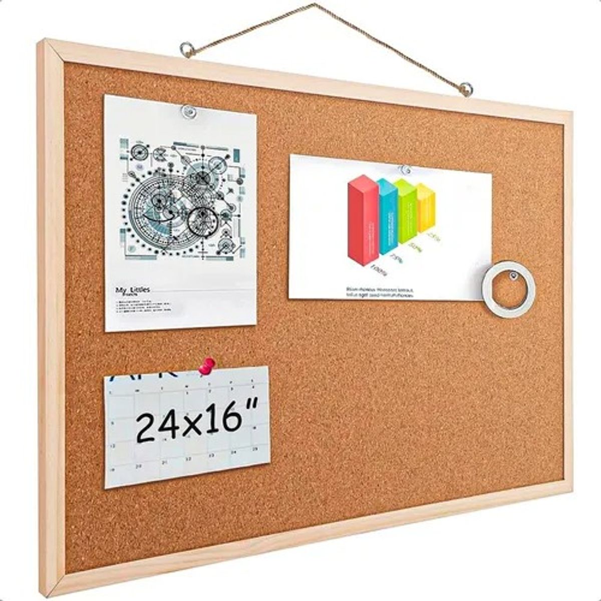 GENERICO - Pizarra Corcho 70x50cm