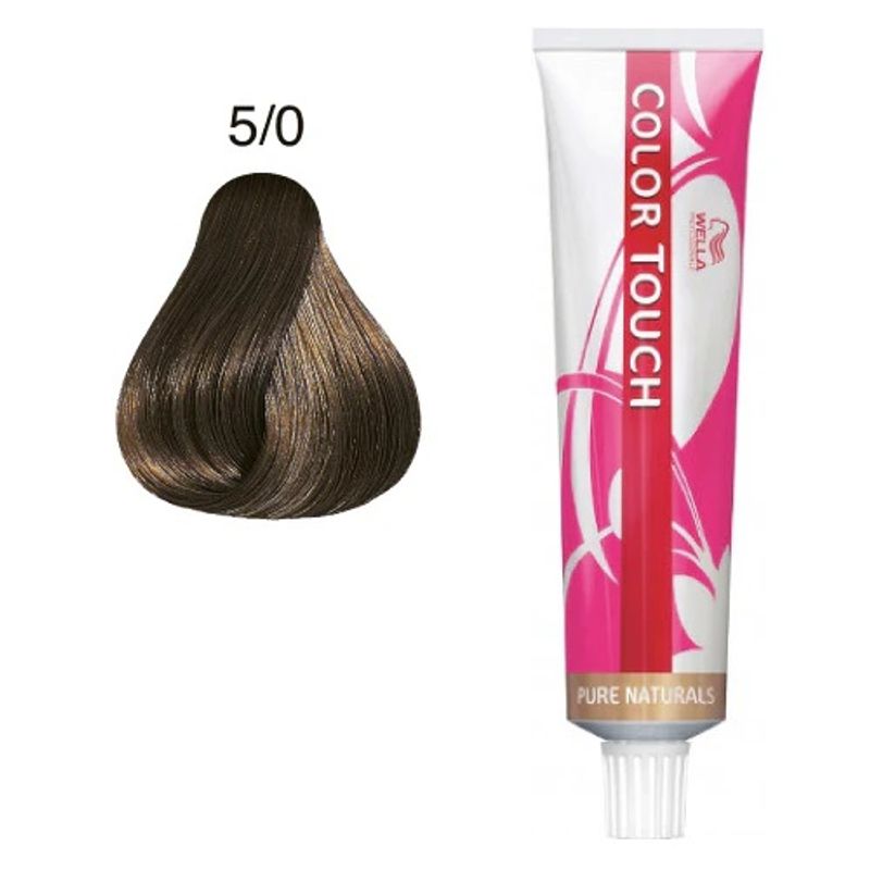 WELLA - Tinte Wella Color Touch 5.0 Castaño Claro 60ml