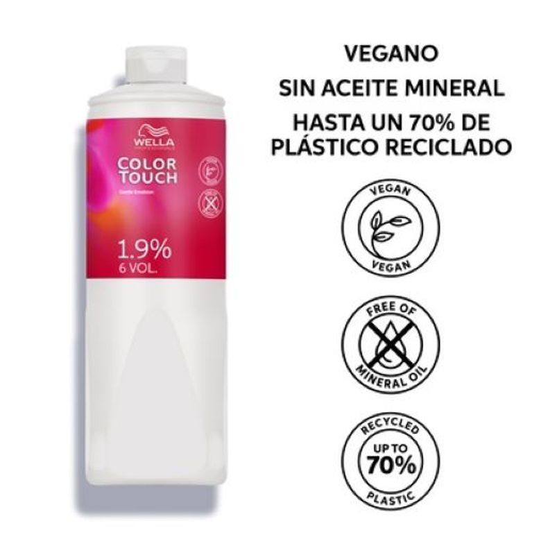 WELLA - Emulsion Wella Color Touch 19% 6 Vol 1000ml Crema Activador