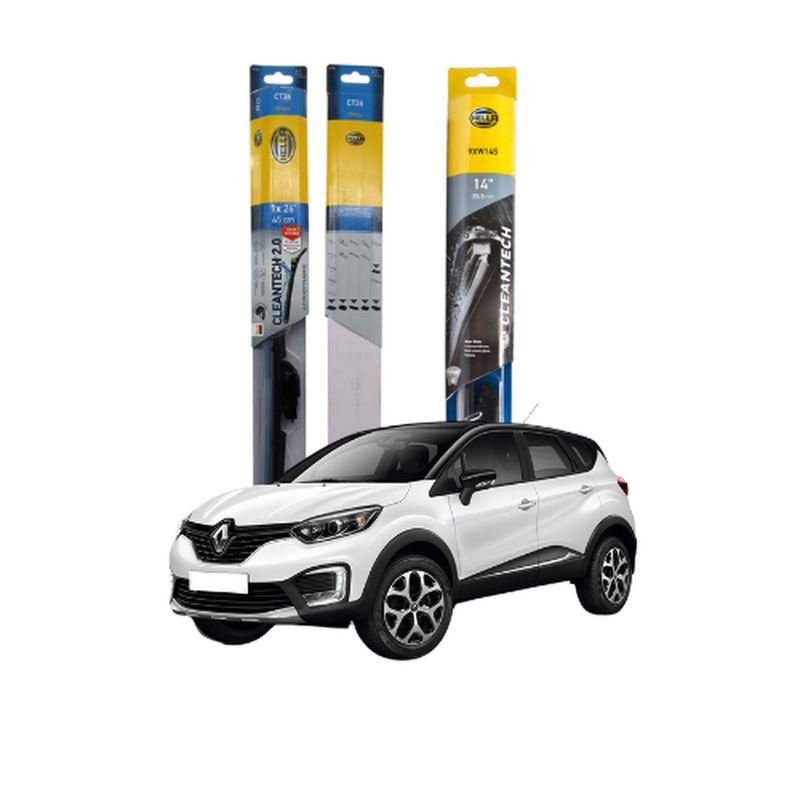 HELLA - Kit Plumillas Limpiaparabrisas 26 Y 14 Captur 2017-2021