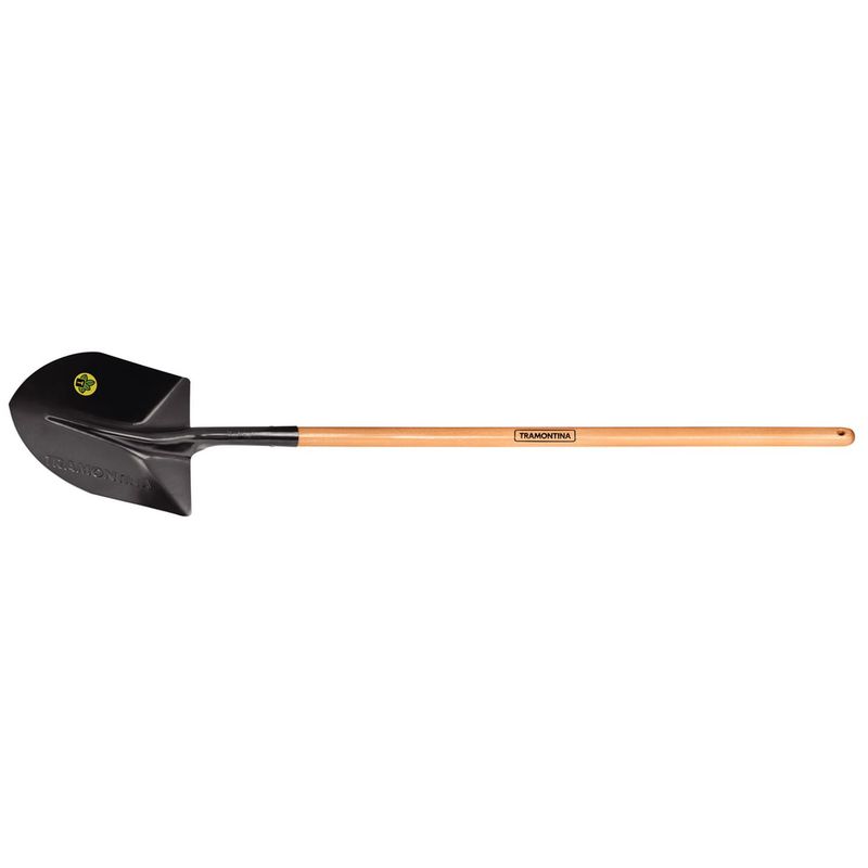 TRAMONTINA - Pala Punta Huevo Mango Madera 120Cm Tramontina