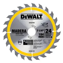 DEWALT - Disco De Sierra 7-1/4'' 24 Dientes Dwa03080